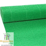 Зеленая гофрированная бумага 2,5м