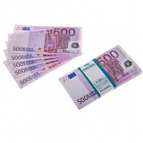 Оригинальные сувенирные деньги 500 евро