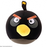 Подушка-игрушка антистресс "Angry bird black"