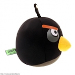 Подушка-игрушка антистресс "Angry bird black" 3