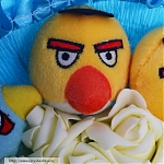 Букет из мягких игрушек Angry birds 1