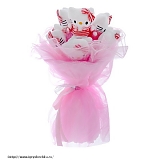 Букет из мягких игрушек Розовые котики
